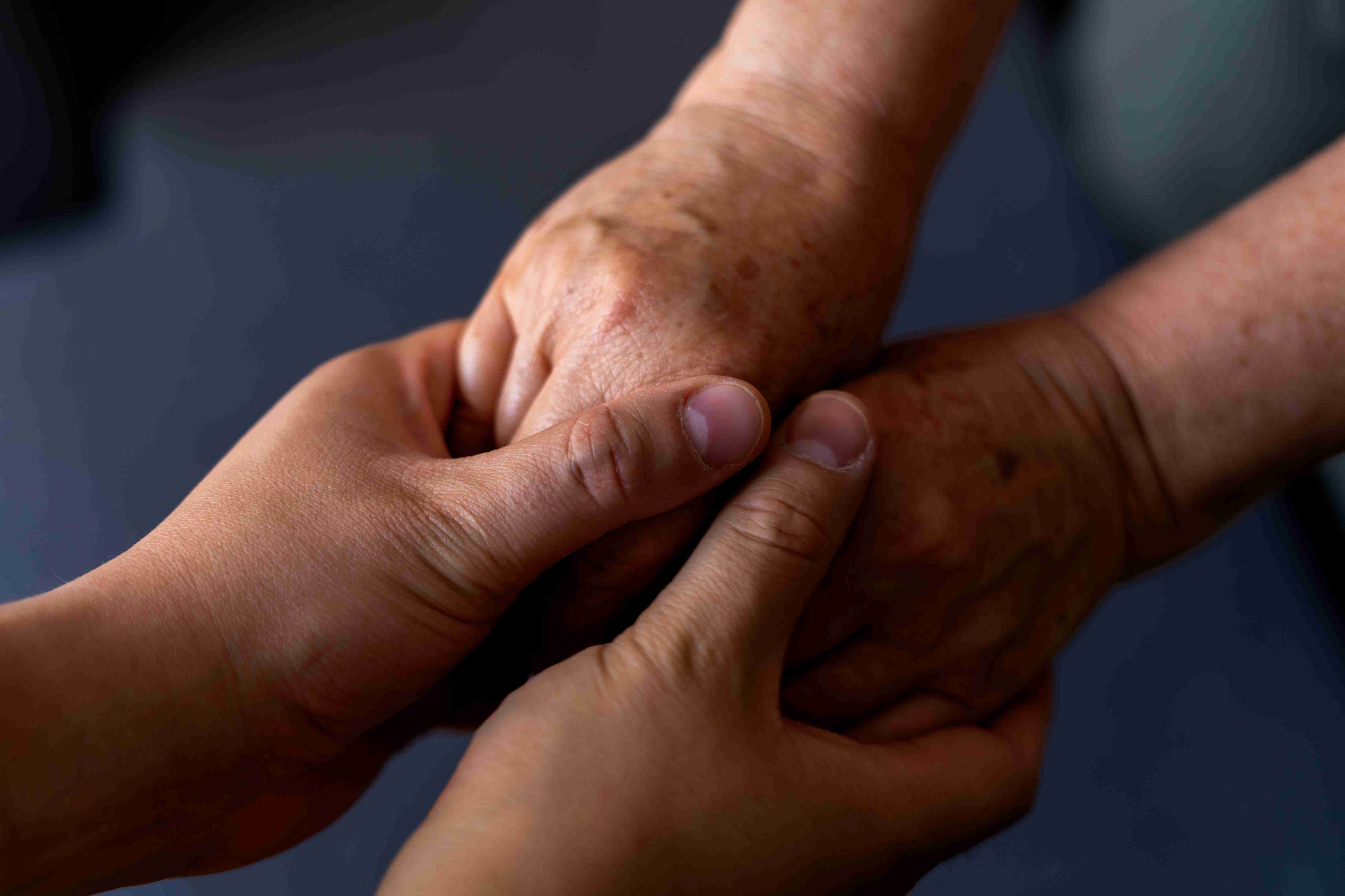 holding hands Caregiver Hypervigilance